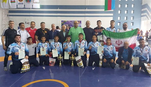 Tehran Wrestling Team Wins 9 Medals in Azerbaijan FS Tournament